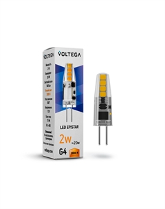 Лампочка Capsule 12V G4 2W 2800К Voltega