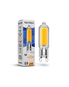 Лампочка Capsule G9 5W 2800К Voltega