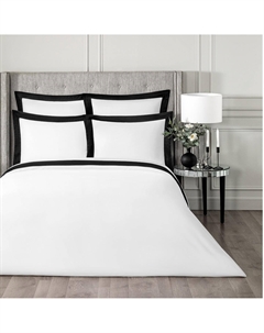 Пододеяльник Эдем белый с черным 260х240 см Togas