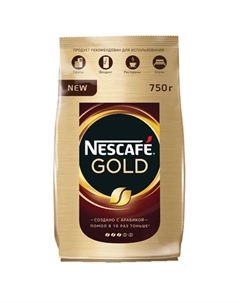 Кофе голд мягкая упаковка 750 г Nescafe