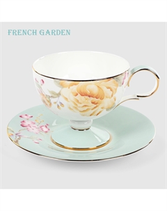 Пара чайная Чайная роза 220 мл, блюдце 15 см French garden