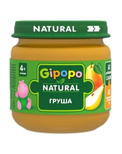 Пюре детское груша 80 г Gipopo