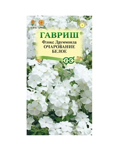 Семена Флокс Очарование белое, Друммондаx 0,05 г Гавриш