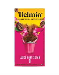 Кофе в капсулах lungo fortissimo 10 шт Belmio