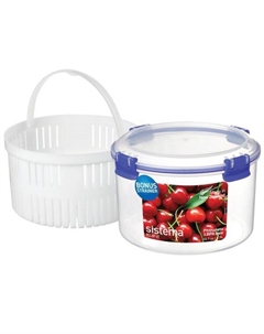 Контейнер круглый 1.5л klip it Sistema