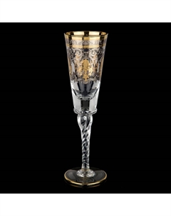 Бокал для шампанского P/70F Plat/Gold 6 шт Timon