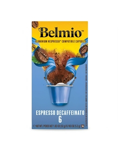 Кофе в капсулах Decaffeinato 10 шт Belmio