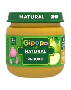 Пюре детское яблоко, 80 г Gipopo