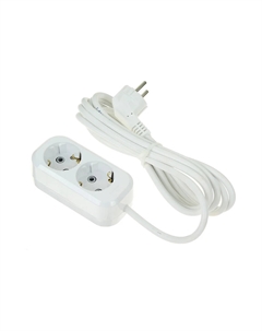 Удлинитель 2 гнезда 5м T.plast