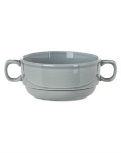 Бульонница Принц 380 мл темно-серый Башкирский фарфор