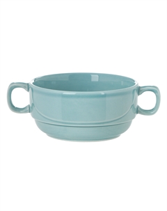 Бульонница Принц 380 мл голубой Башкирский фарфор