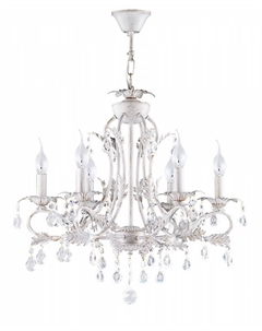 Люстра FR3040-PL-06-WG Белый с Золотом 6хE14х60W Freya