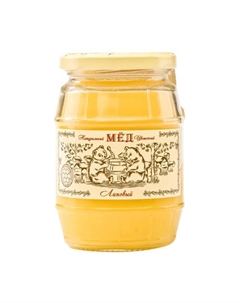 Мед натуральный липовый 480 г Медовая долина