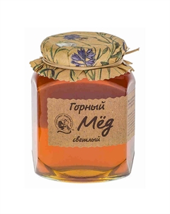 Мед натуральный светлый Горный 500 г Кедровый бор