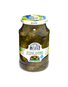 Огурцы соленые Муромские 900 г Меленъ