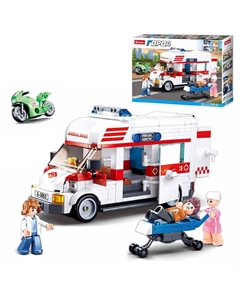 Конструктор скорая помощь (M38-B1065) Sluban