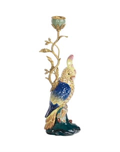 Подсвечник Попугай правый 12х10х38 см Гласар