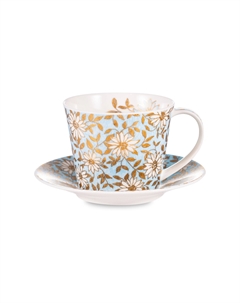 Чашка чайная с блюдцем Аква Айлей 350 мл Dunoon