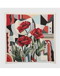 Наволочка 44х44 см кремово-бордовый (7705-45) Eurotex