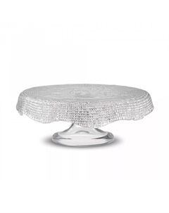 Блюдо на ножке Diamante для торта 26 см Ivv