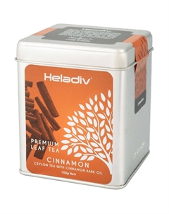 Чай черный листовой Tin Cinnamon корица 100 г Heladiv