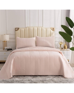 Покрывало Адонис пудровое 230х250 см Sofi de marko