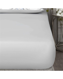Простыня на резинке Френсис светло-серый 160x200 Togas
