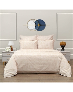 Комплект постельного белья Стефани кремовый Евро Sofi de marko