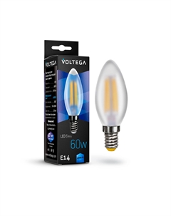 Лампочка Candel matt Е14 6W 4000К Voltega
