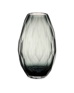 Ваза Дальян стеклянная дымчатая 29 см Decor de table