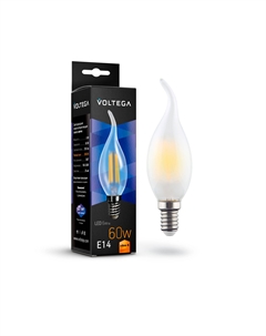 Лампочка Candel wind matt Е14 6W 2800К Voltega