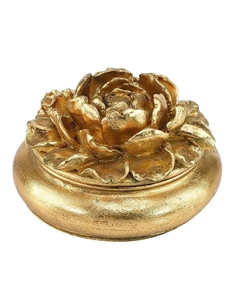 Шкатулка Цветок 10x10x7см Гласар