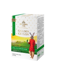 Чай зеленый Golden Ceylon ELITE GUNPOWDER, 200 г Steuarts
