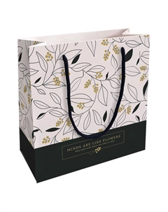 Пакет бумажный подарочный 20х20 см. Коллекция "June", розовый Be smart