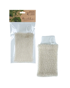 Мочалка "Рукавица", хлопок, 23х11 см Banika