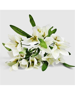 Букет крокусов искусственный, белый 27 см Конэко-о
