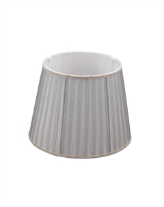 Абажур серая полоска, е27, h=260mm, d250xd340 mm, кольцо нижнее Vitaluce