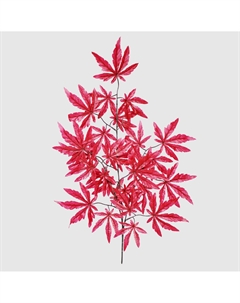 Ветка клёна искусственная красная 61 см Конэко-о