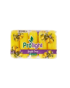 Мыло туалетное Лимон, 5Х55 гр. Prolight