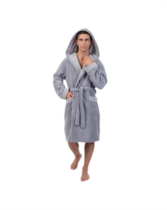 Халат мужской austero серый р.58 Cleanelly collection