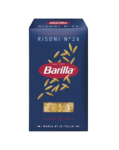 Макаронные изделия, Risoni n.26, 450 г Barilla