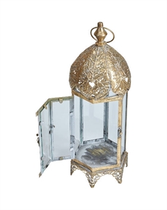 Подсвечник в виде фонаря  Эфиопия 18х18х50 см Гласар