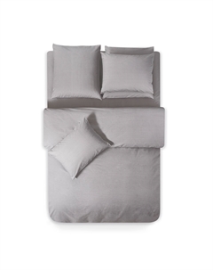 Пододеяльник на молнии Сакаи серый 145х205 см Sleepix