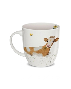 Кружка  Любознательный теленок 380 мл Priority