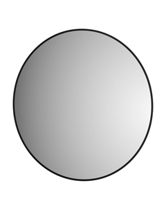 Зеркало Evoform с черной окантовкой d 90 см