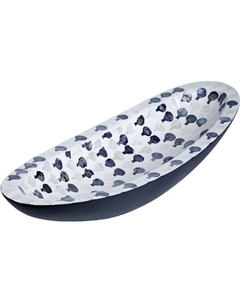 Блюдо декоративное с отделкой раковинами устриц 50х16х8 см Гласар