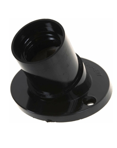 Патрон карболитовый угловой цоколь E27 черный Tokov electric