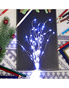 Электрогирлянда новогодняя серебристый 720 LED холодный синий со стартовым шнуром Best technology