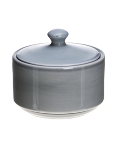 Сахарница Практик 250 мл серая Башкирский фарфор