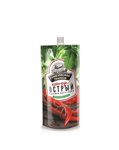 Кетчуп первой категории острый 300 г Семилукская трапеза